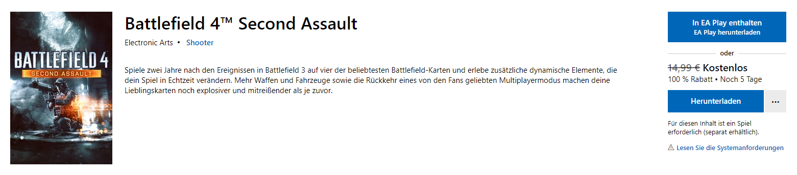 Battlefield 4 Second Assault aktuell kostenlos im Microsoft Store & Origin 8 Screenshot 3 1