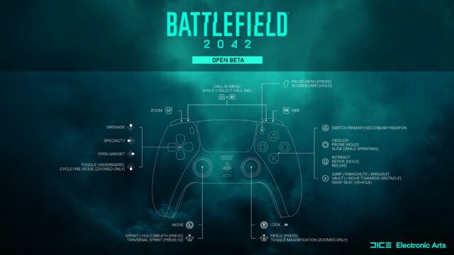 Battlefield 2042: EA kündigt offizielle Beta Termine an, Systemanforderungen & Beta Trailer 4 Battlefield 2042 Beta Playstation Controller Settings