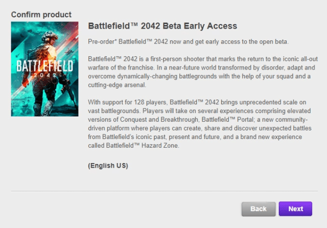 Battlefield 2042: Pre-Beta Test & neue Beta Einladungen von Amazon 2 Battlefield 2042 Beta Redeem