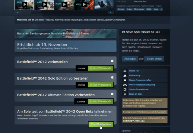 Die Battlefield 2042 Early Access Beta ist gestartet – Alles, was Ihr dazu wissen müsst! 2 2021 10 05 11 46 46 Window