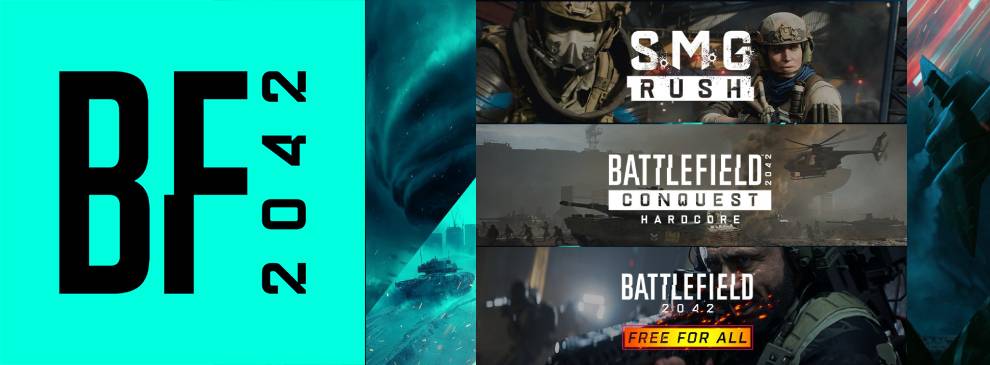Battlefield 2042 Neue Spielmodi fuer Portal SMG Rush Free 4 All Conquest Hardcore teaser
