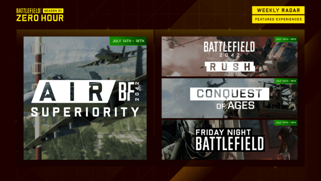 Battlefield 2042: Battle Pass Aufgaben und Spielmodi für Season 1 – Woche 6 2 W6 WeeklyRadar Experiences