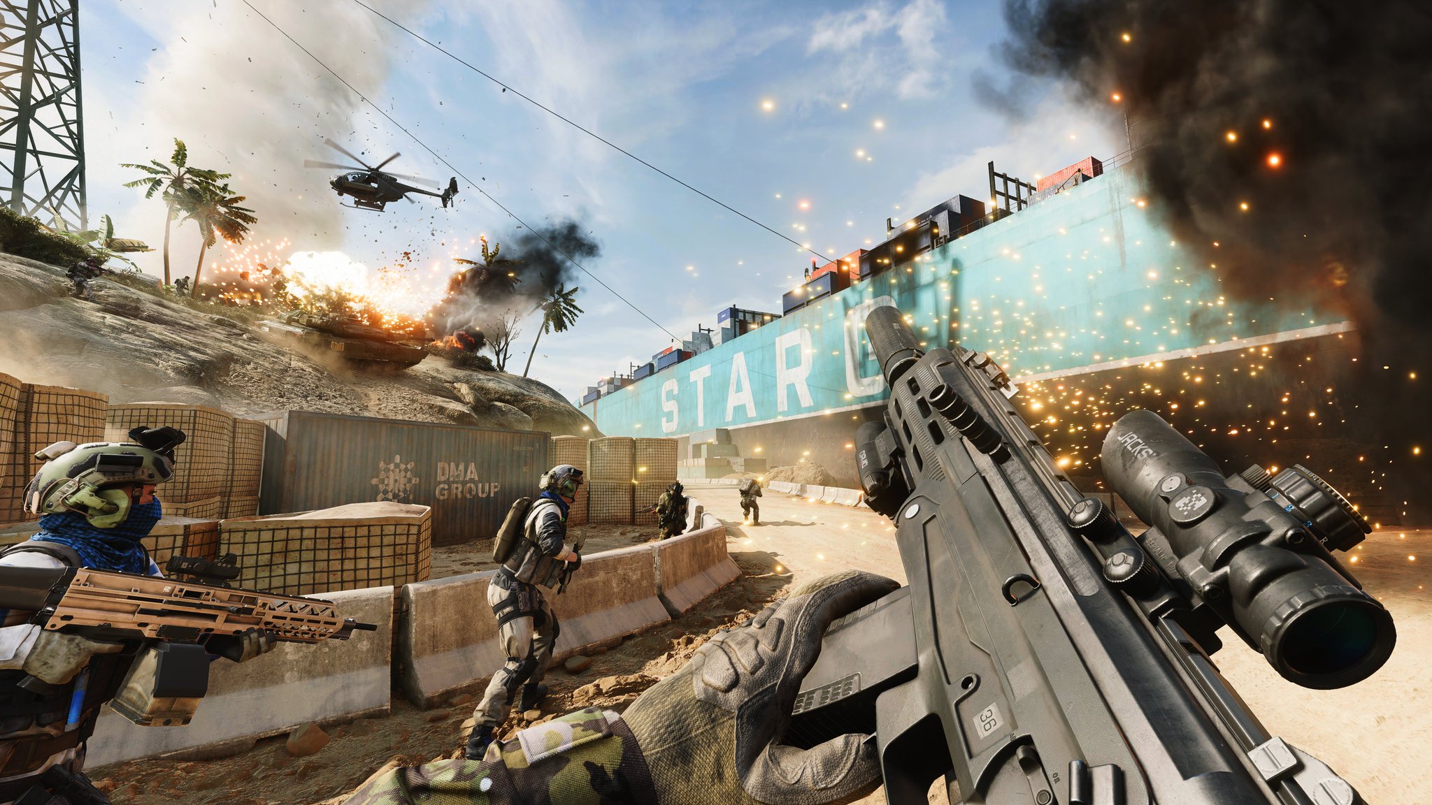 Battlefield 2042: Das steckt in Season 2 "Master of Arms" 5 Battlefield 2042 Season 2 Map Stranded Screenshots 1