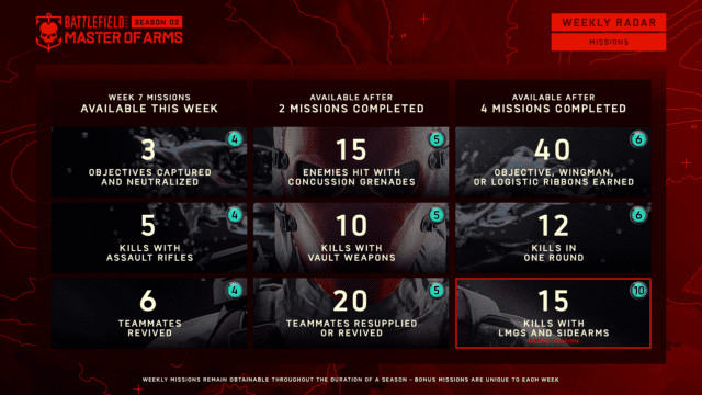 Battlefield 2042: Kostenlose Überraschungen, Battle Pass Aufgaben und Spielmodi für Season 2 – Woche 7 1 S2 W7 WeeklyRadar Missions