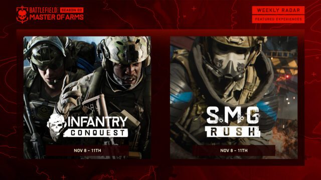 Battlefield 2042: Battle Pass Aufgaben und Spielmodi für Season 2 – Woche 11 2 S2W11 BattlePass FeaturedExperiences