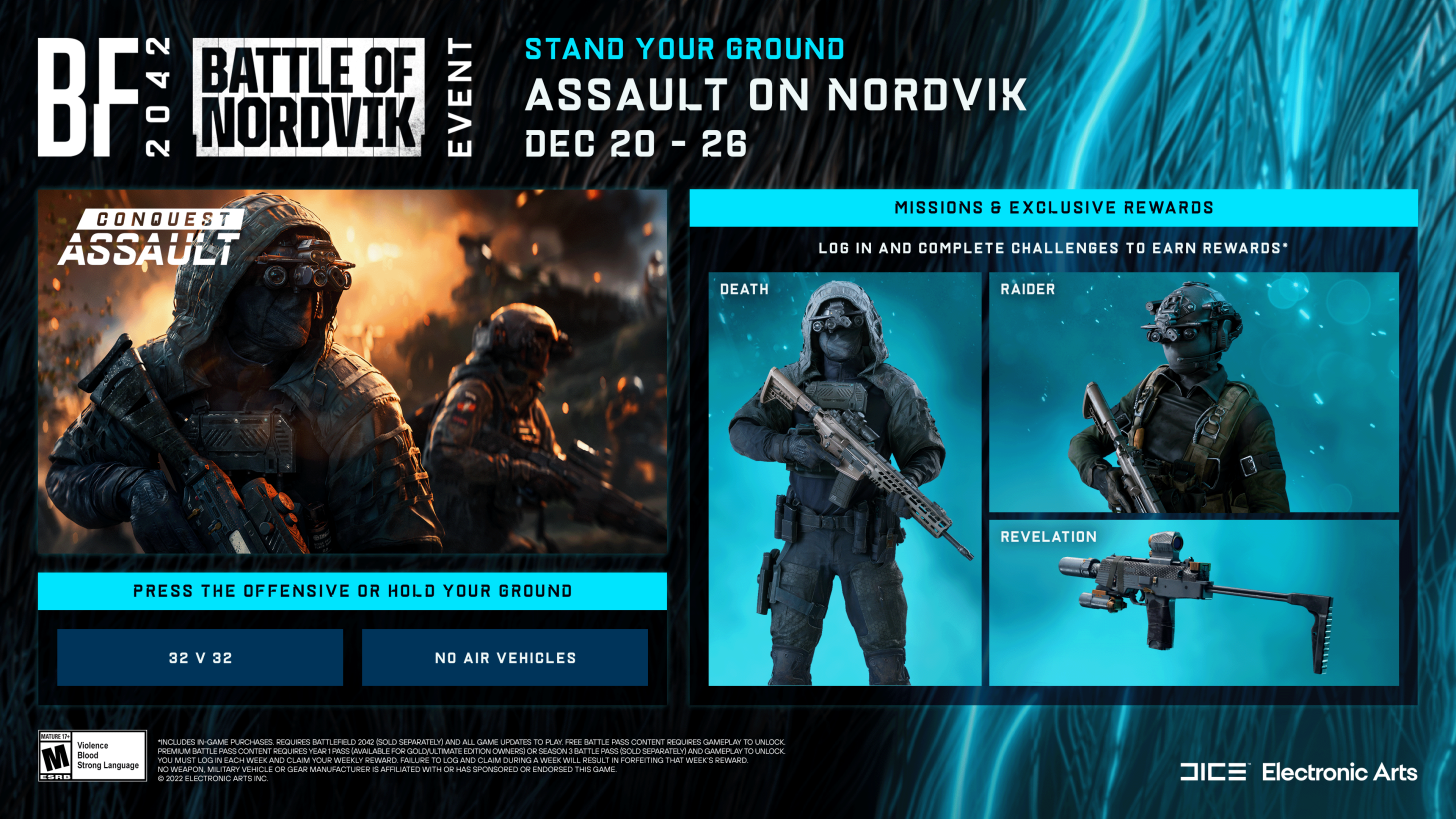 Battlefield 2042: DICE kündigt Schlacht um Nordvik-Event an 5 bf2042 s3 midseasonevent beautyshot week1 1.png.adapt .1456w 1