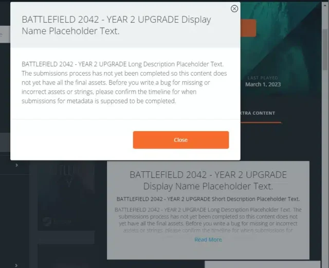 Battlefield 2042: "Jahr 2 Upgrade" auf Origin entdeckt 1 battlefield 2042 year 2