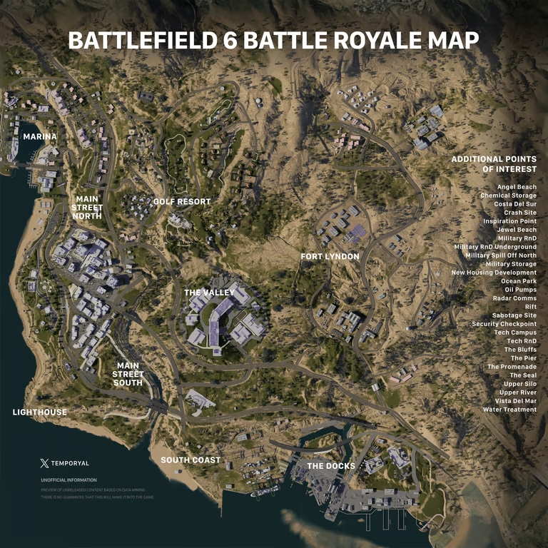 Battlefield 6: Leaks zu „Battlefield Royale“ und die Map "Lyndon Beach" 1 battlefield royale Lyndon Beach KI gen