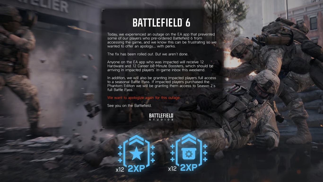 Battlefield 6: EA reagiert auf "Missing Content"-Bug mit großem Entschädigungspaket 1 bf6 entschaedigung ea Dice