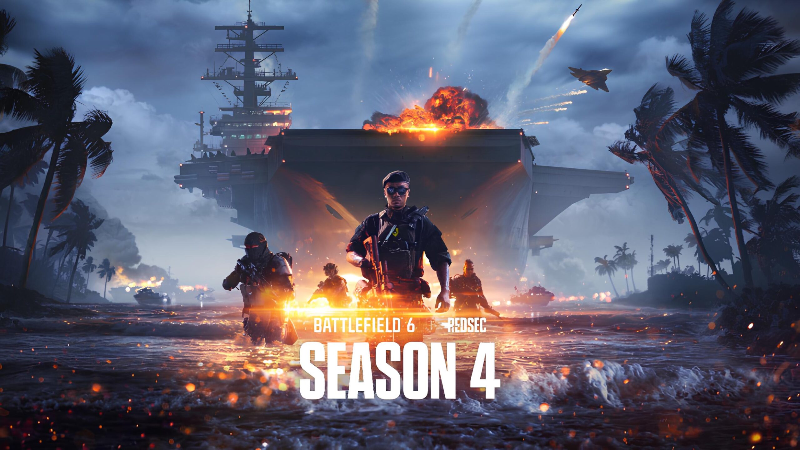 Battlefield 6 Season 4: Neues Keyart bestätigt Naval Warfare & mögliches REDSEC Update 1 Battlefield 6 Season 4 Offizielles Keyart scaled